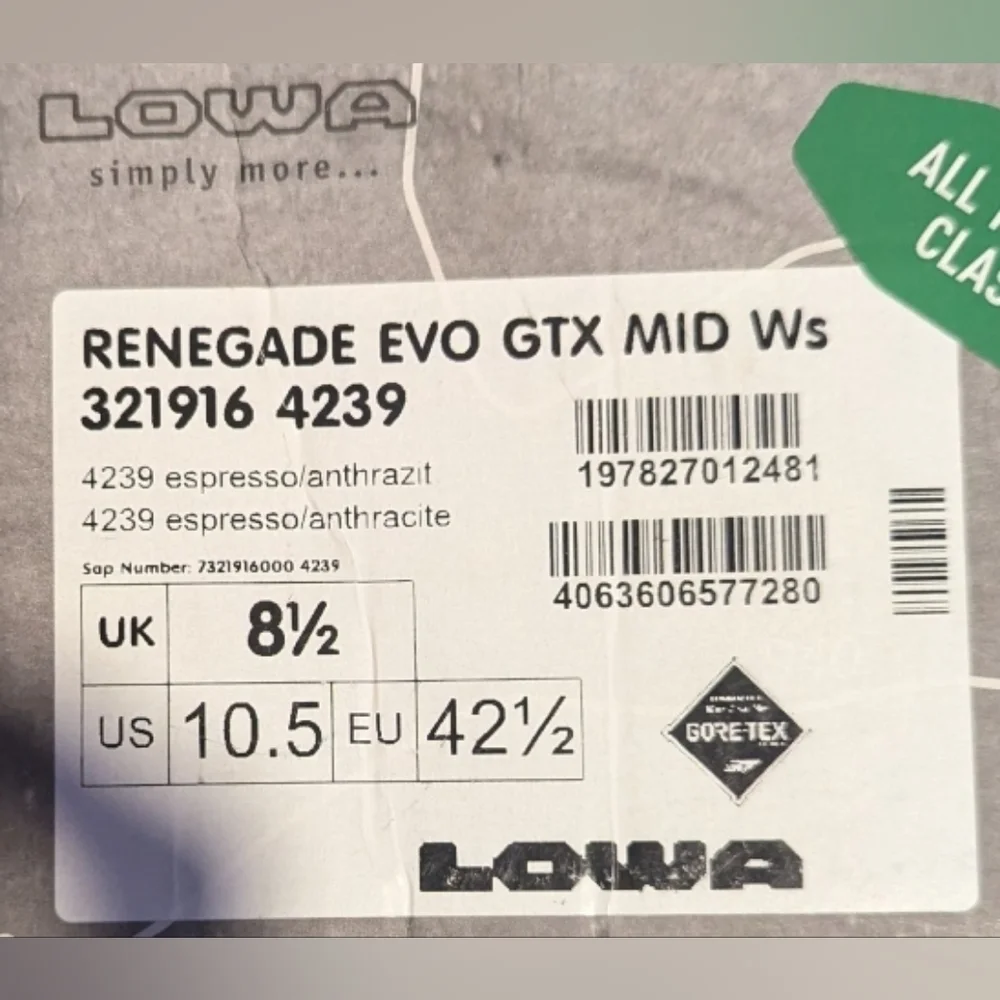 LOWA Renegade Evo Goretex Mid Hiking Boot - Picture 7 of 8